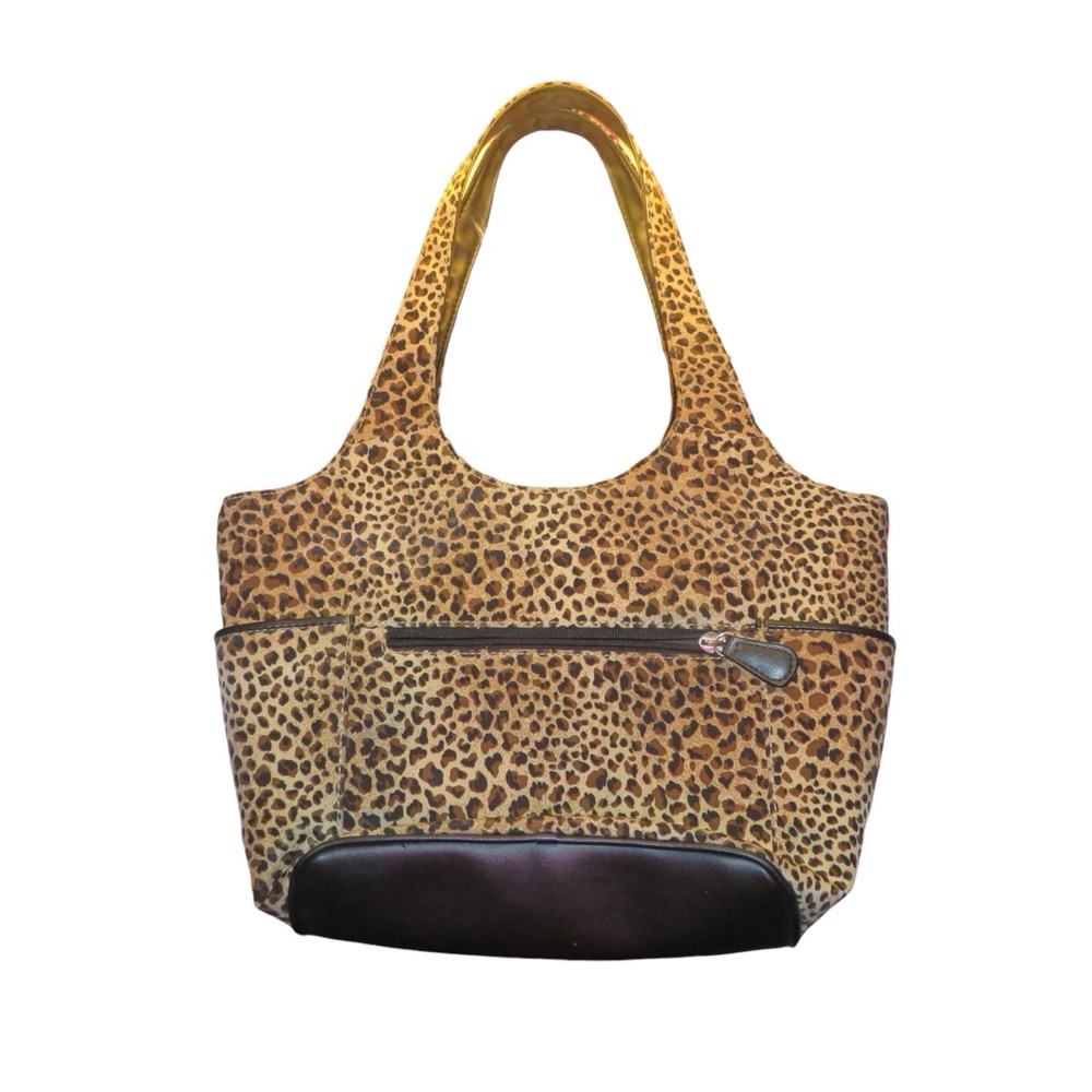 Y2K Leopard Print Shoulder Bag